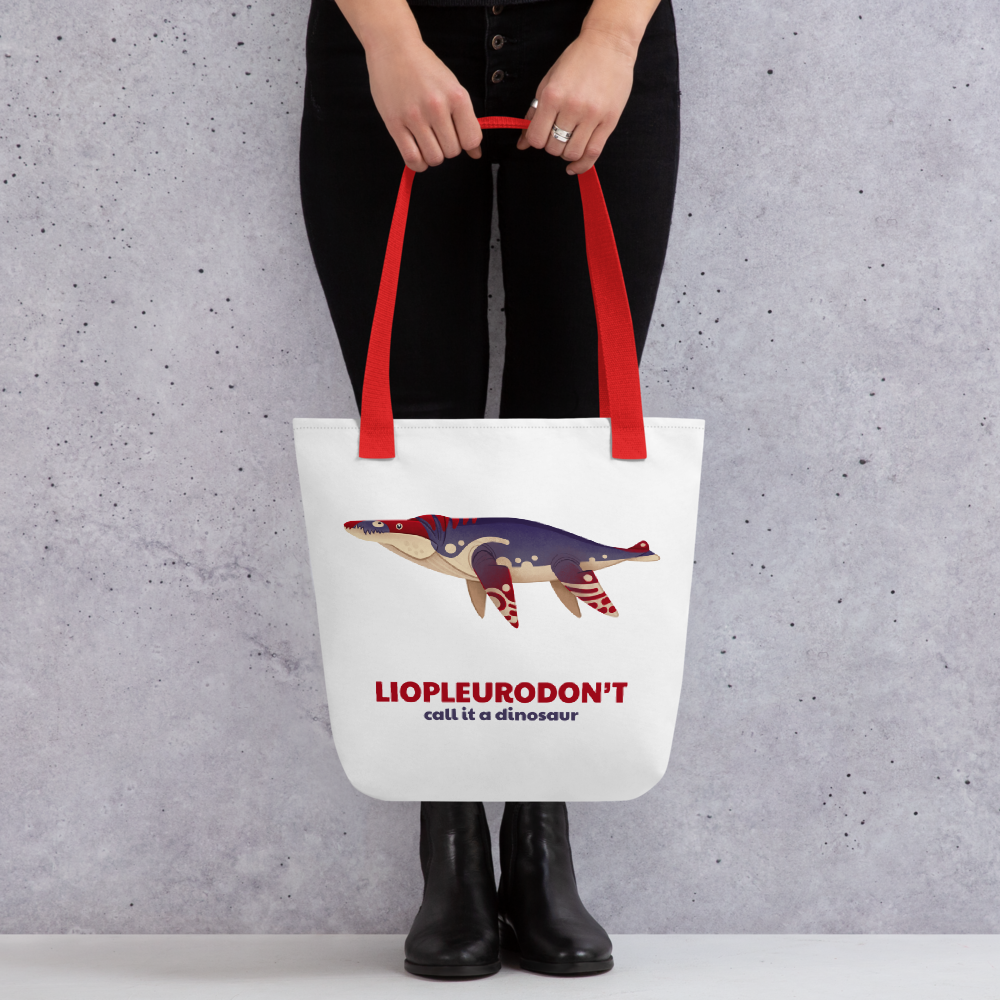 Liopleurodon tote bag