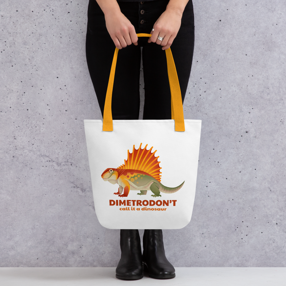 Dimetrodon tote bag