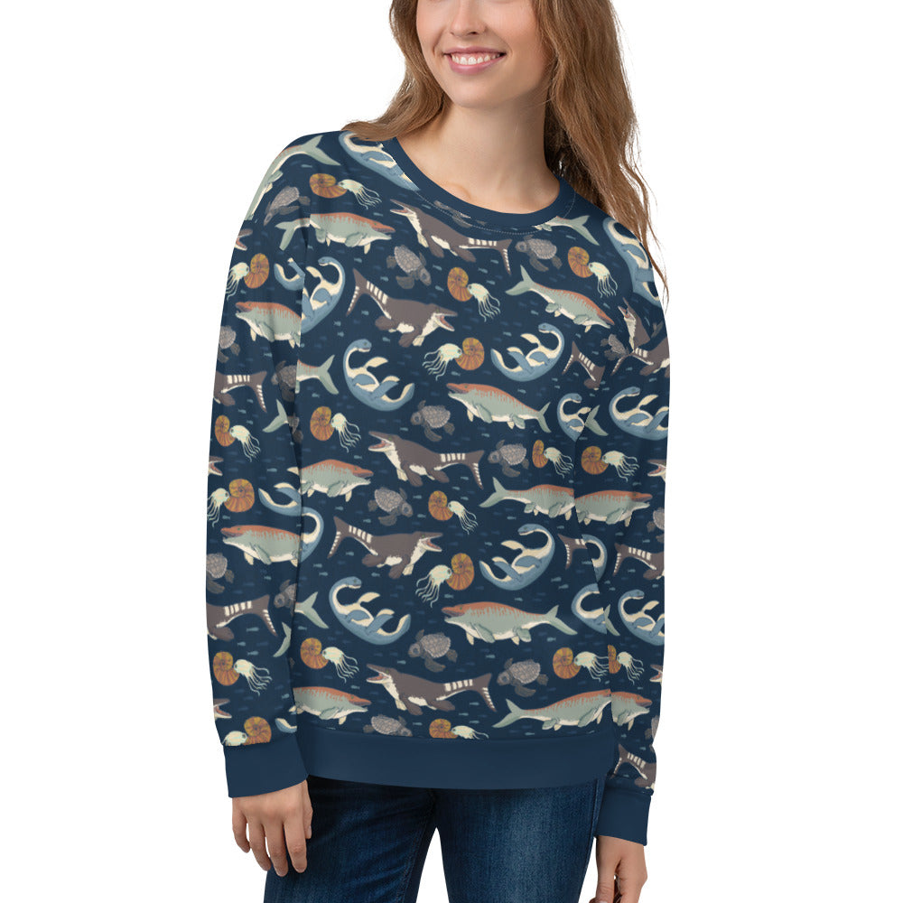 Prehistoric Coasts unisex sweatshirt