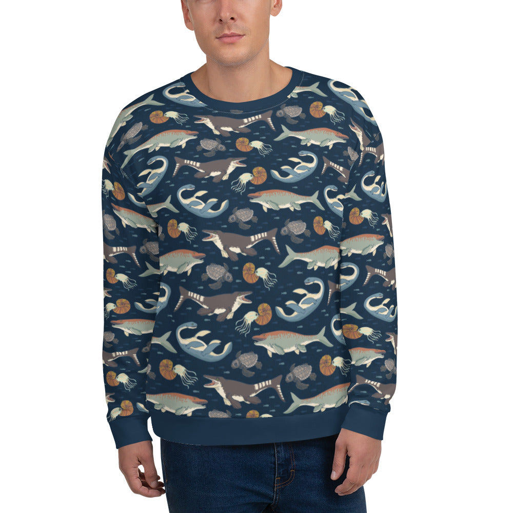 Prehistoric Coasts unisex sweatshirt