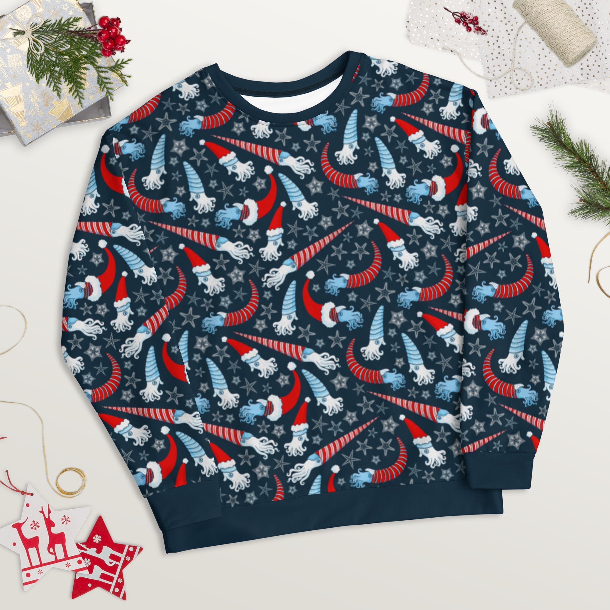 Holiday Cephalopods Sweatshirt