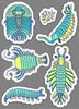Cambrian Critters sticker set