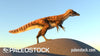 Compsognathus stock image