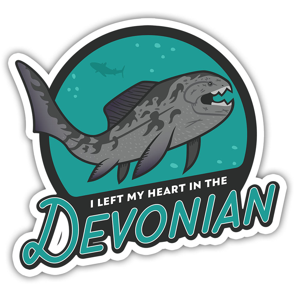I Left My Heart in the Devonian stickers