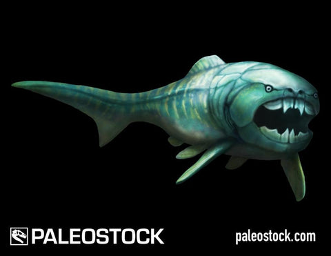 Dunkleosteus stock image