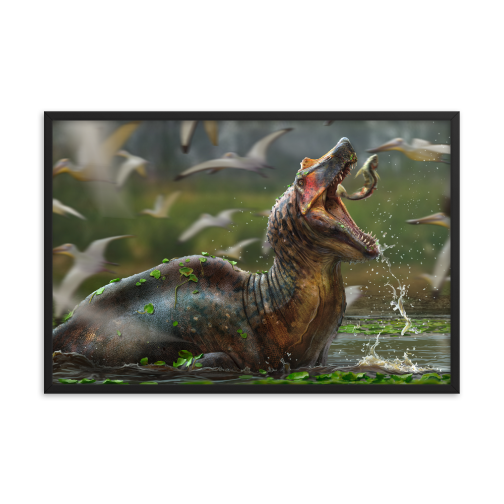 Irritator framed poster