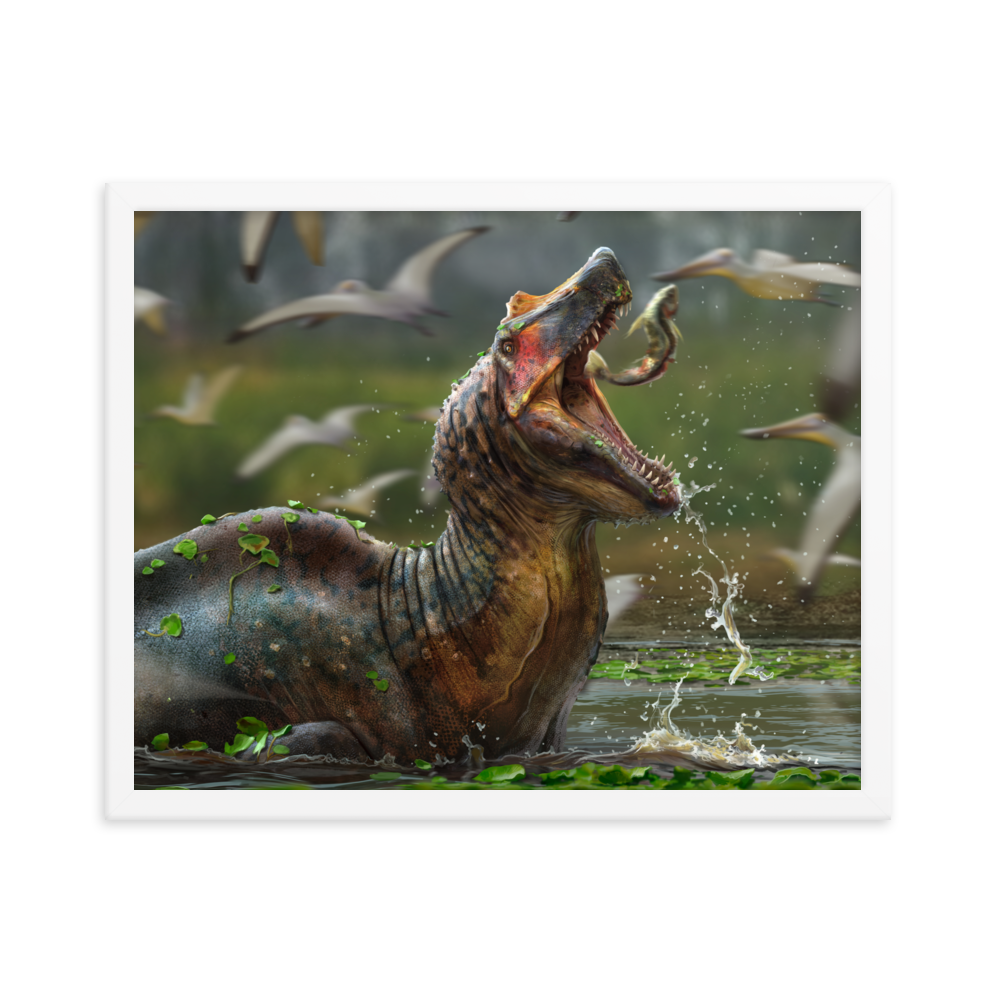 Irritator framed poster