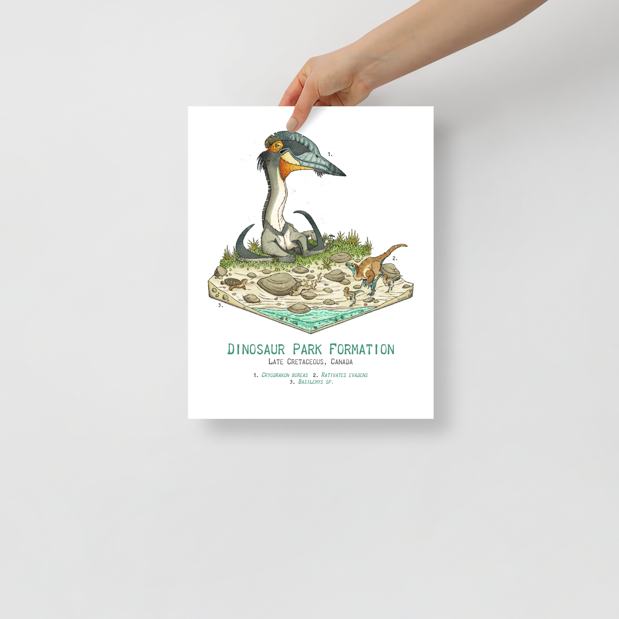 Dinosaur Park Diorama poster