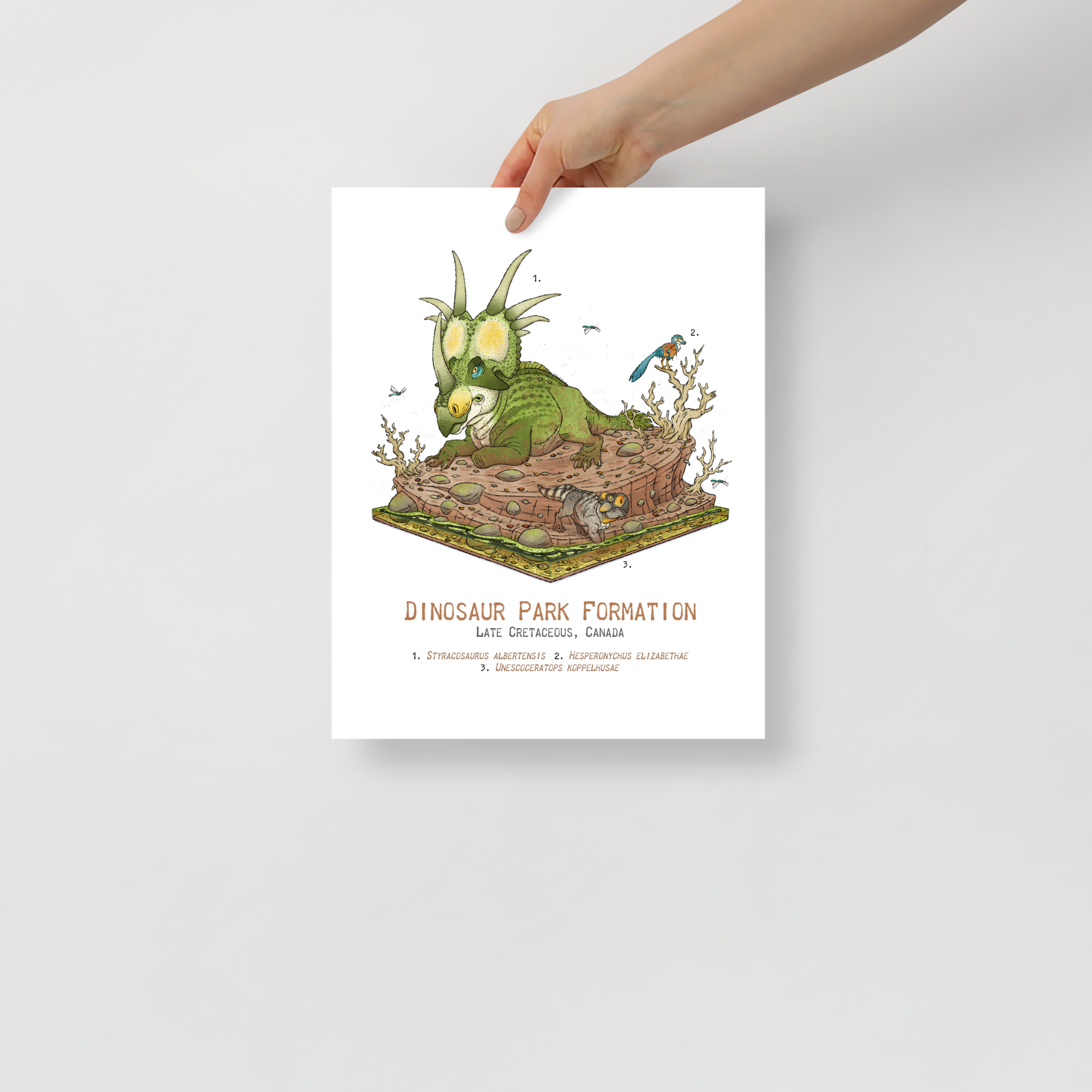 Dinosaur Park Diorama Formation poster