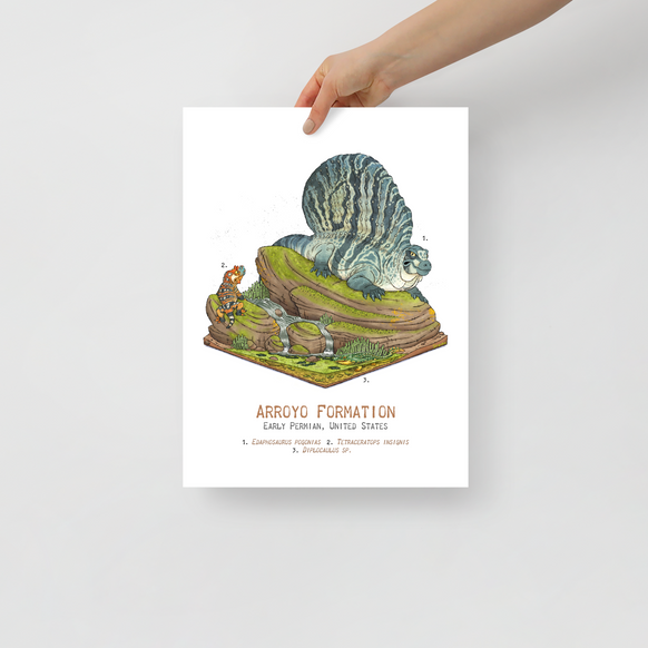 Arroyo Formation Diorama poster