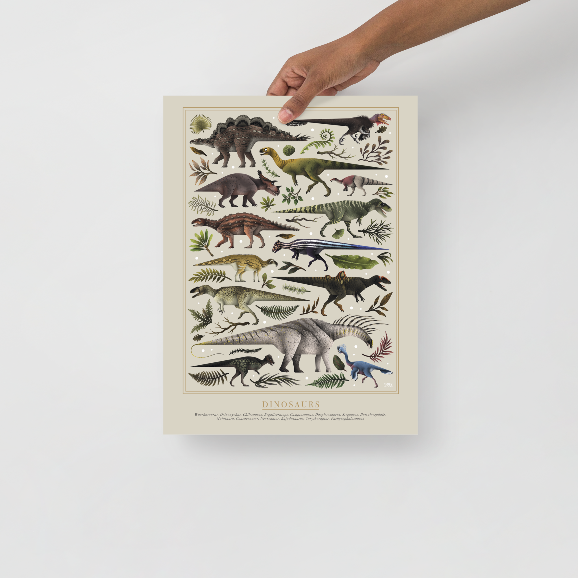 Decorative Dinosaur poster