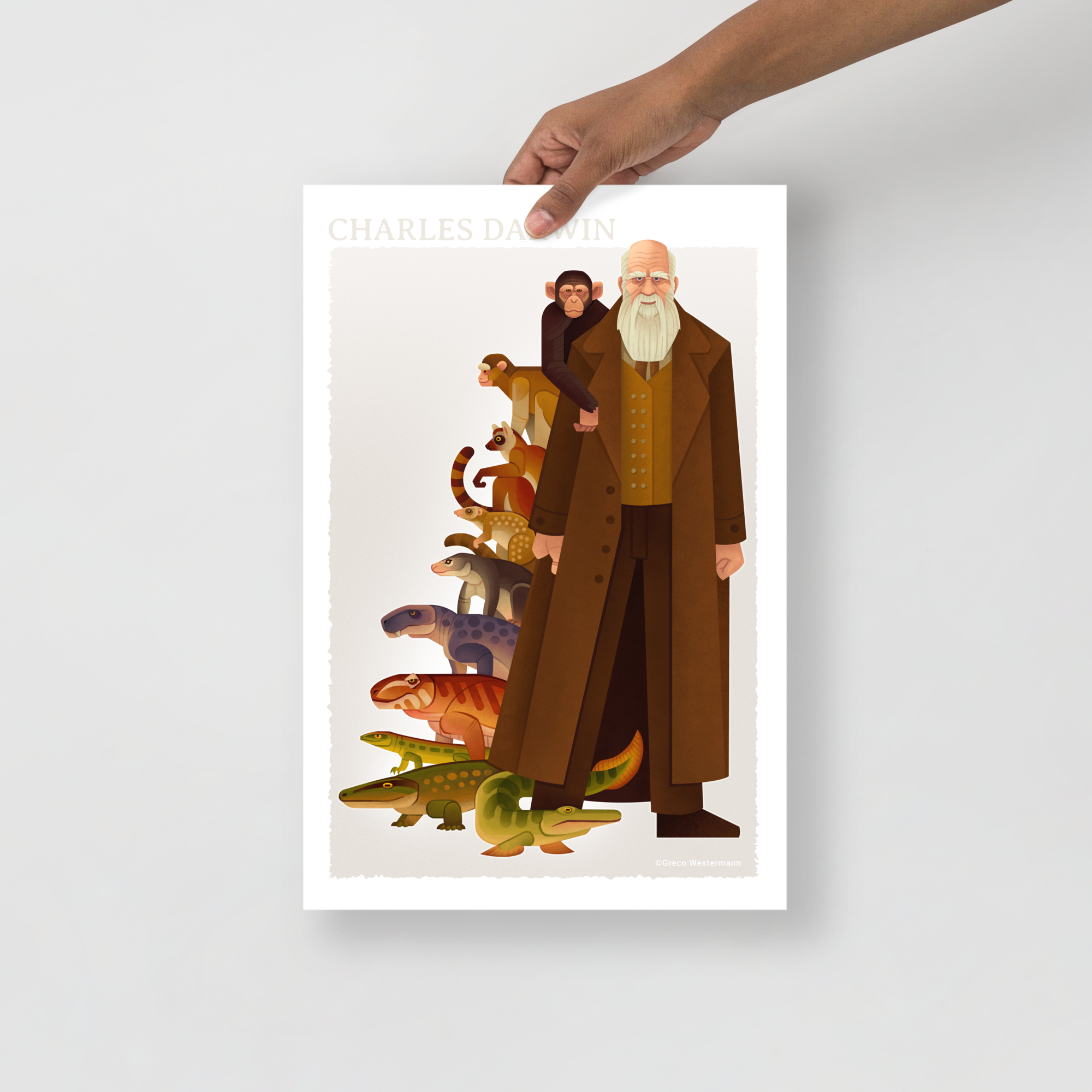 Charles Darwin poster