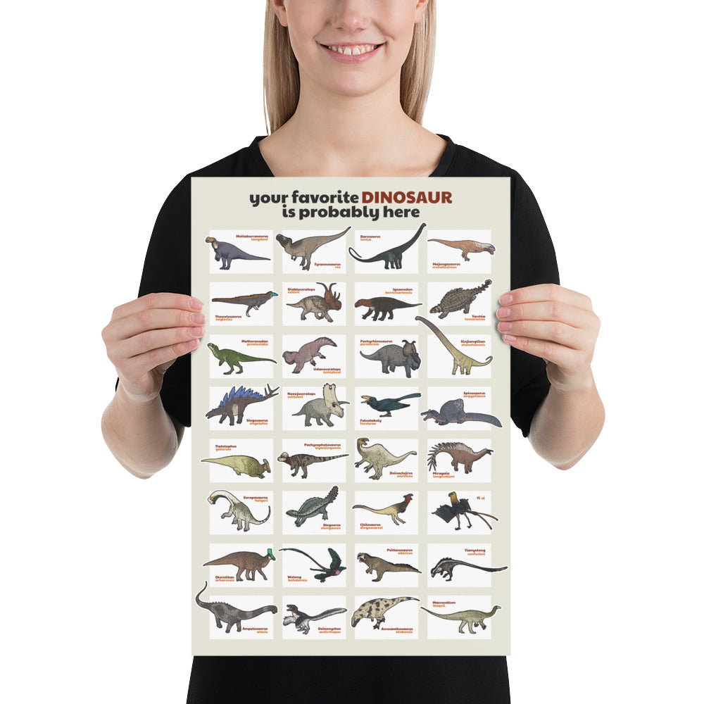 Favorite Dinosaurs poster