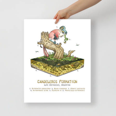 Candeleros Formation Diorama poster