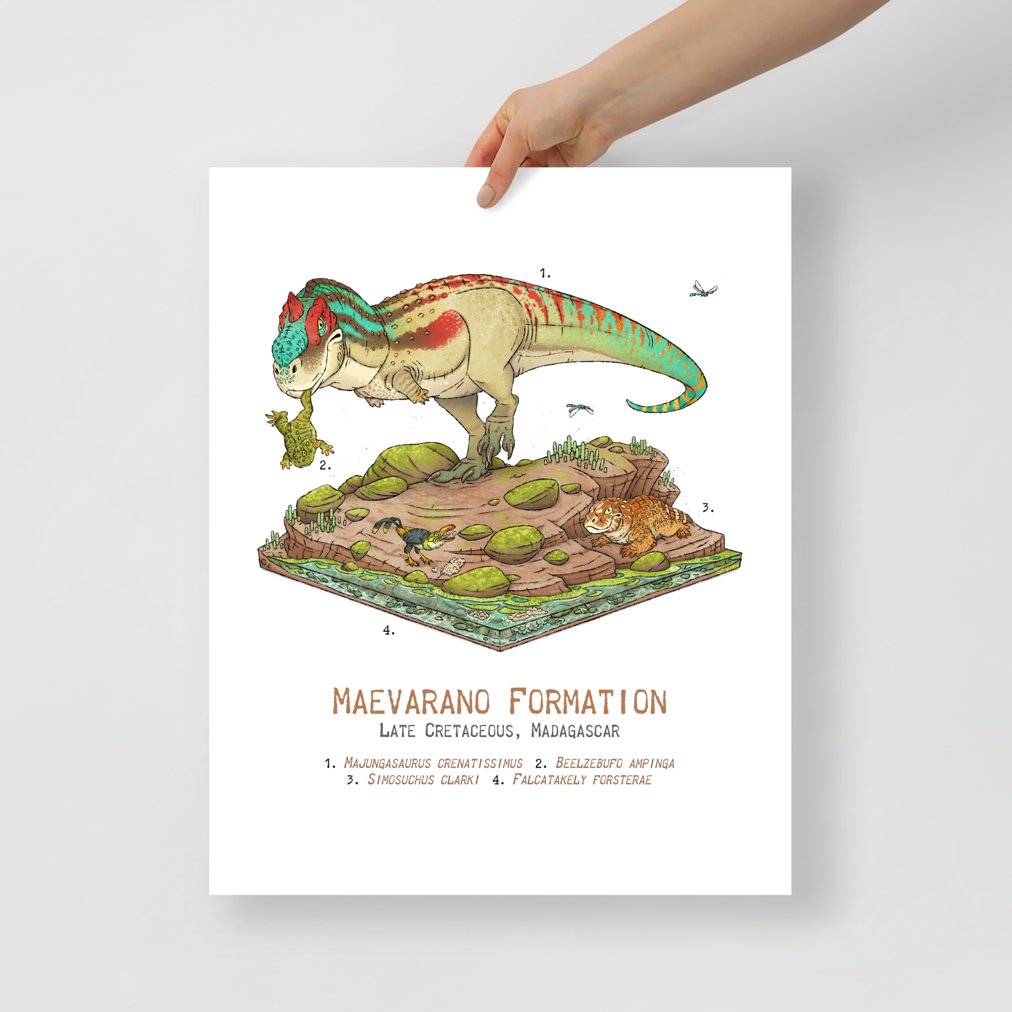 Maevarano Formation Diorama poster