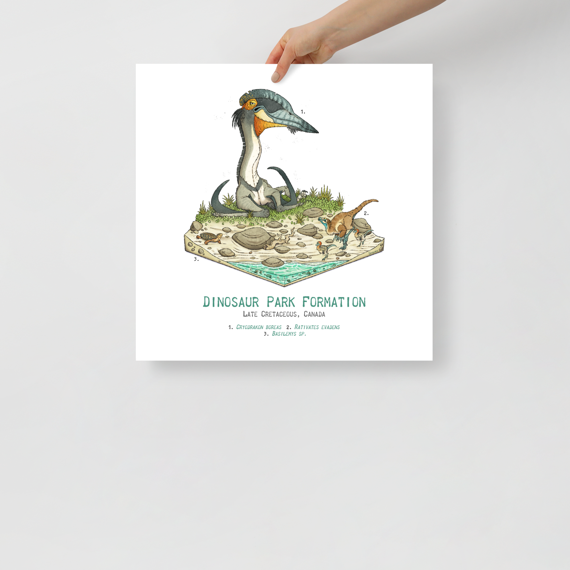 Dinosaur Park Diorama poster