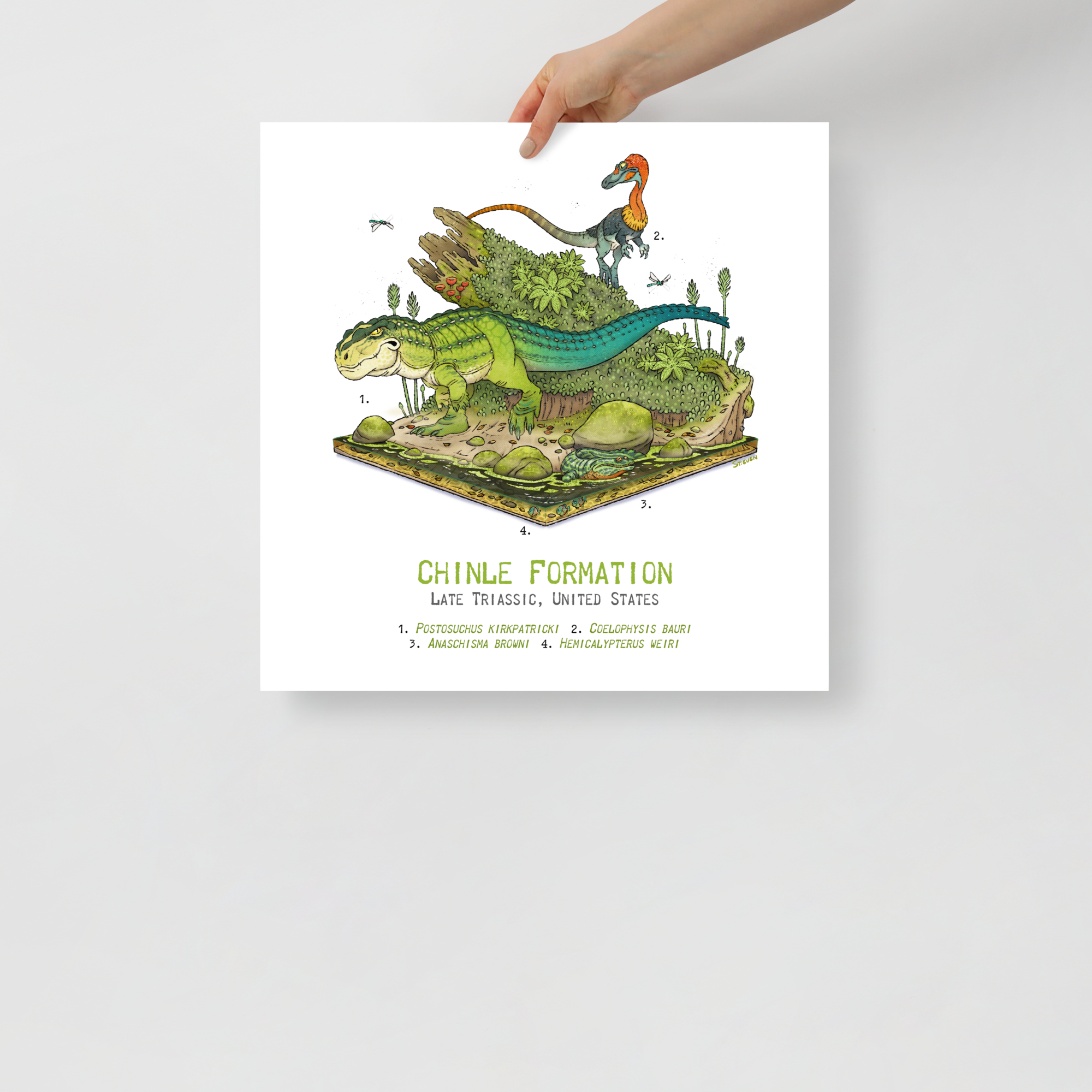 Chinle Formation Diorama poster