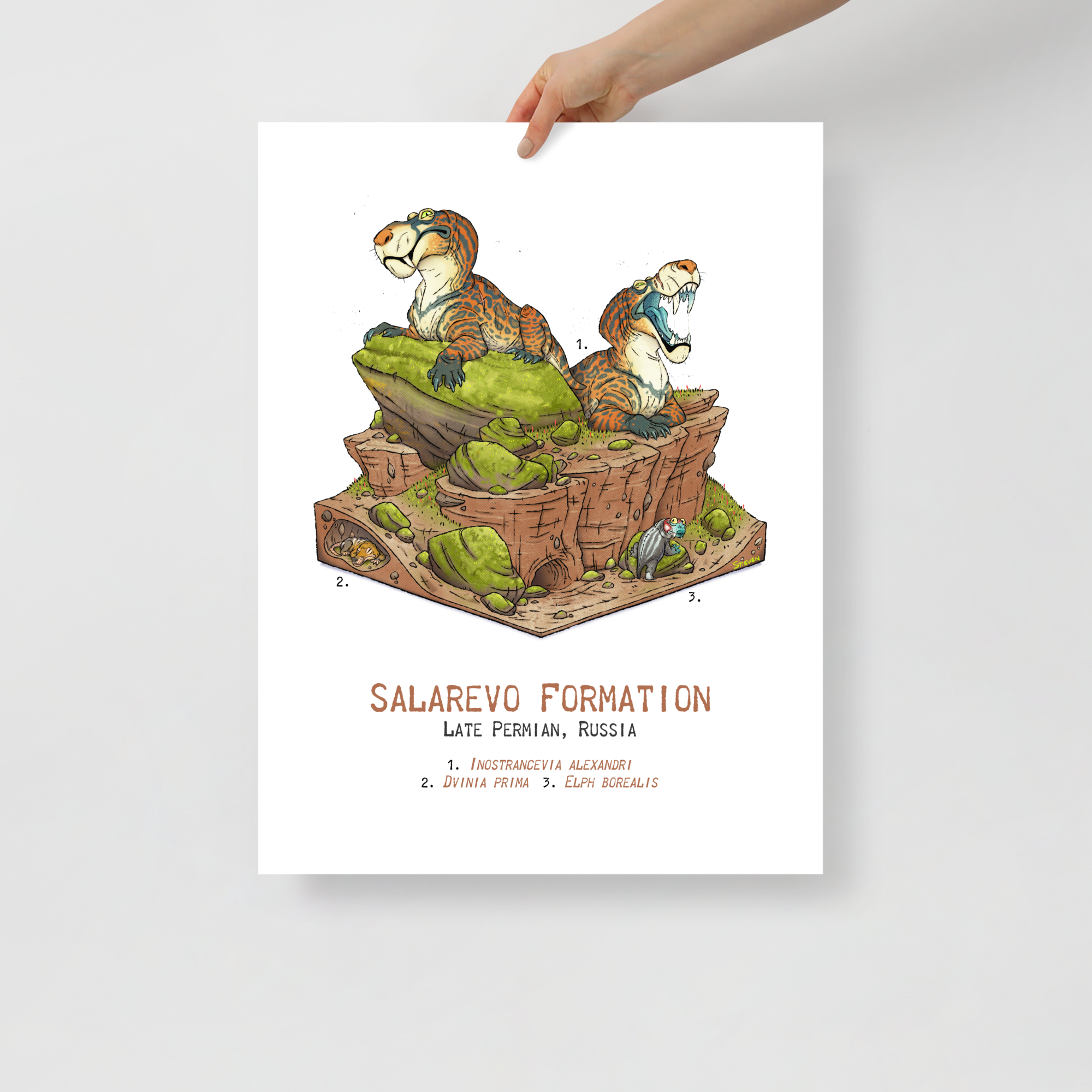 Salarevo Formation Diorama poster