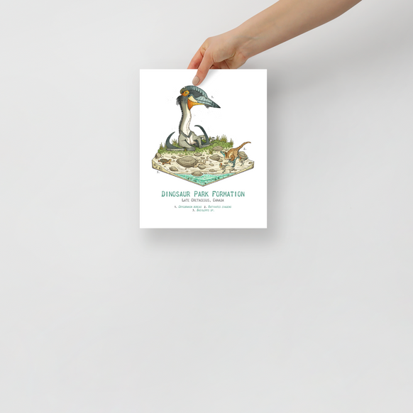 Dinosaur Park Diorama poster
