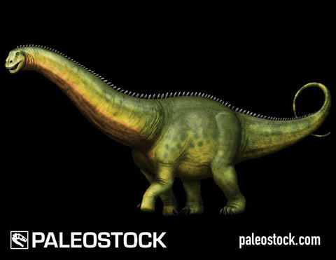 Eobrontosaurus stock image