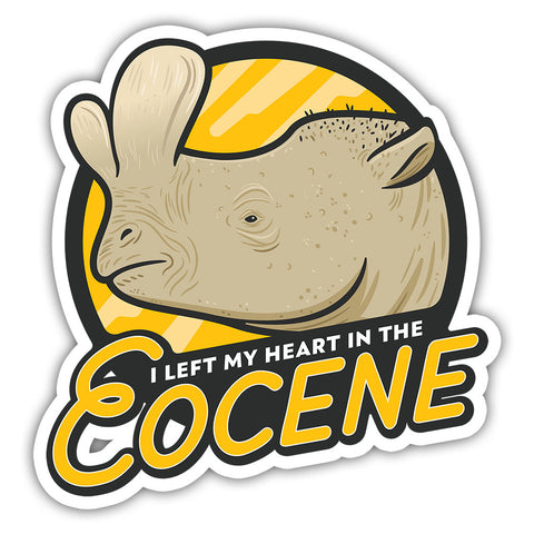 I Left My Heart in the Eocene stickers