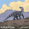 Iguanodon stock image