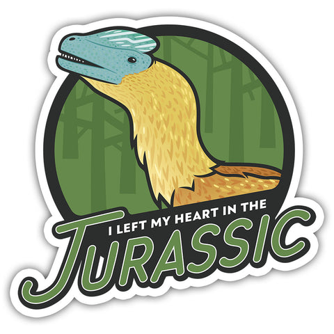I Left My Heart in the Jurassic stickers