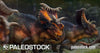Kosmoceratops stock image