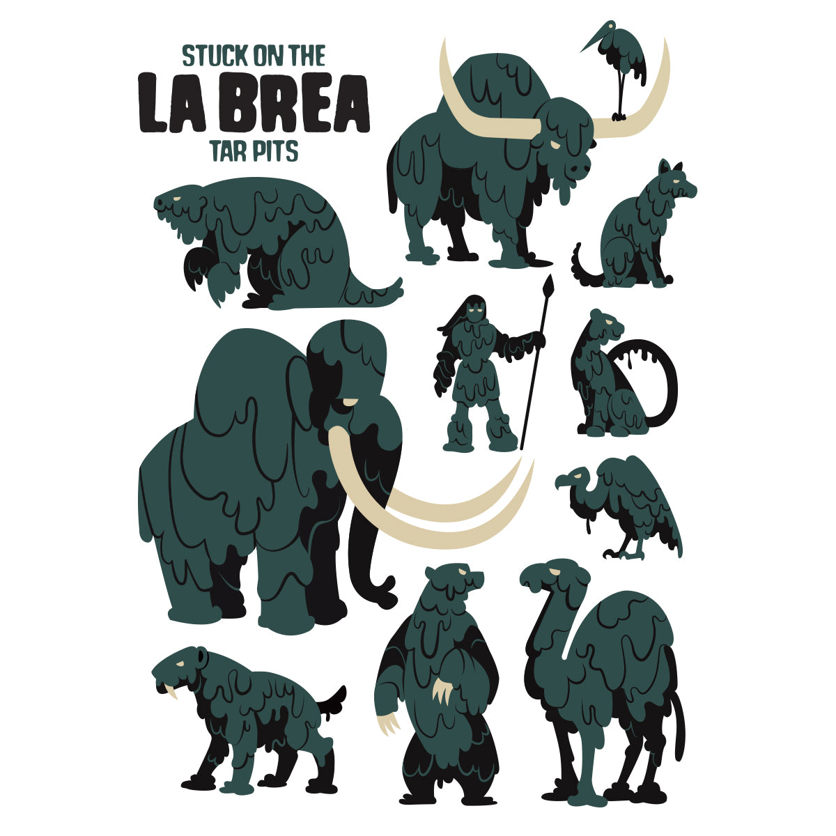 La Brea Tar Pits unisex t-shirt