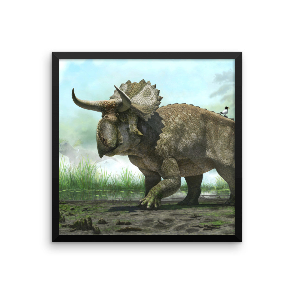 Nasutoceratops framed print