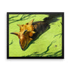 Xenoceratops framed print