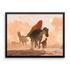 Ouranosaurus framed print