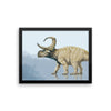 Machairoceratops framed print