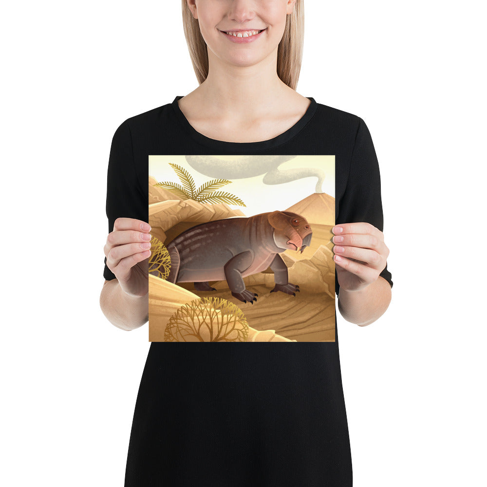 Lystrosaurus Permian Weirdo poster