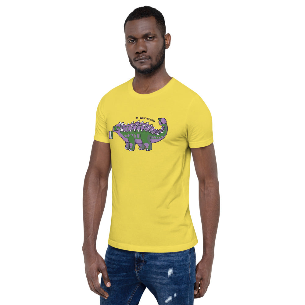 Ankylosaurus Dinosaur Queer Pride Flag t-shirt