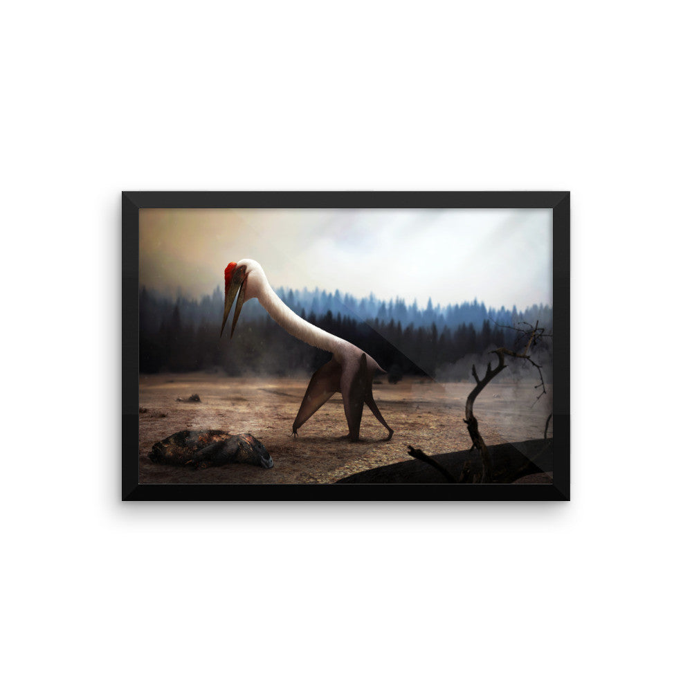 Quetzalcoatlus framed print