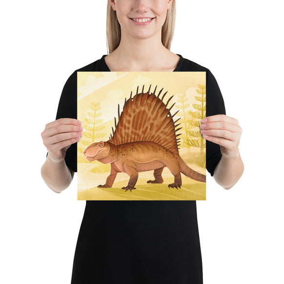 Dimetrodon Permian Weirdo poster