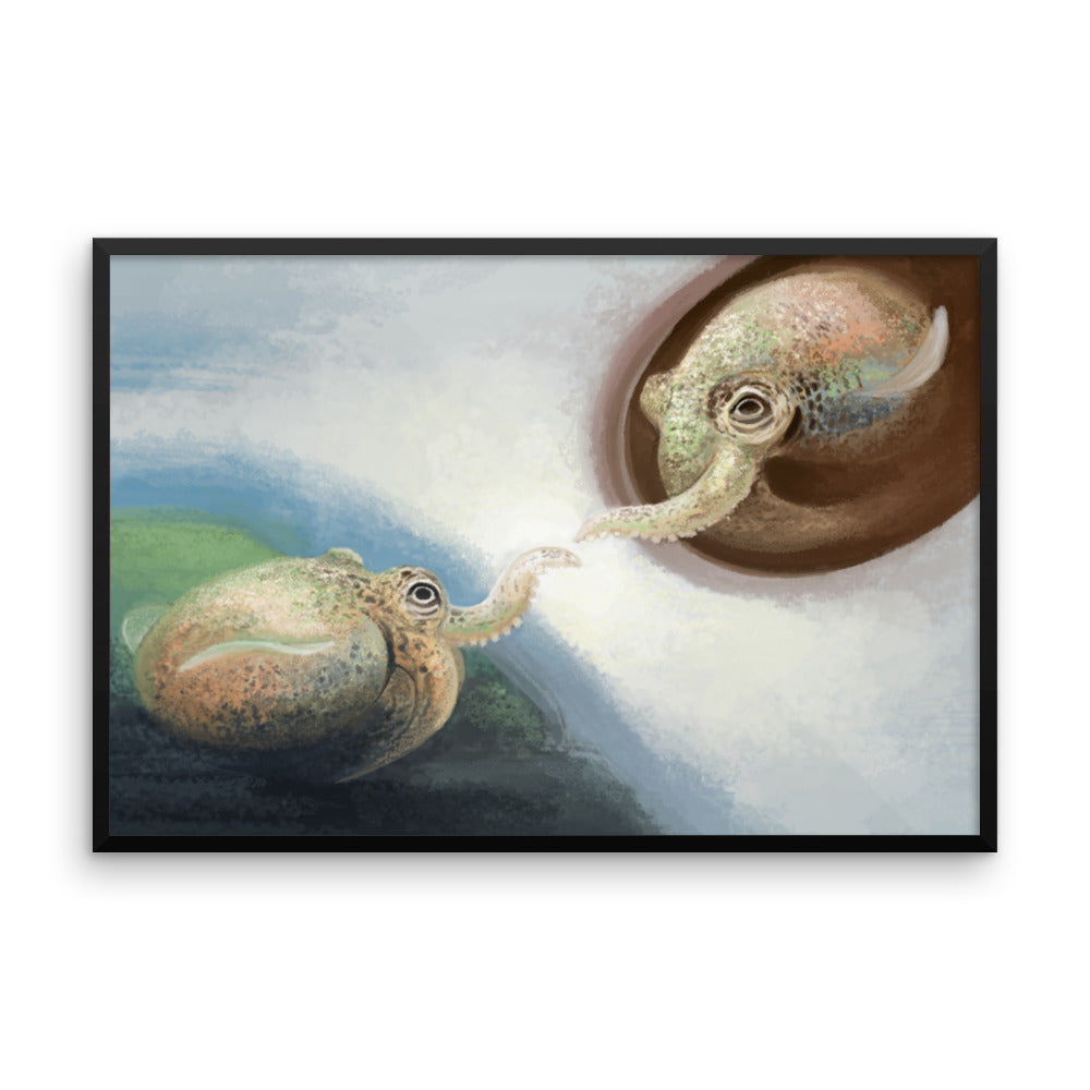 The Creation of Squadam framed print