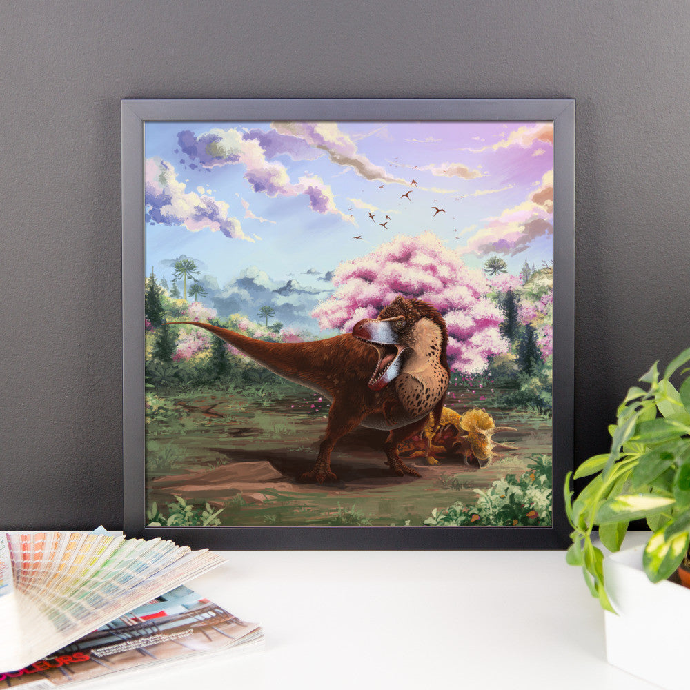 Speculative Tyrannosaurus framed print