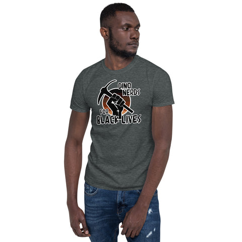 Dinosaur Nerds for Black Lives Matter unisex t-shirt