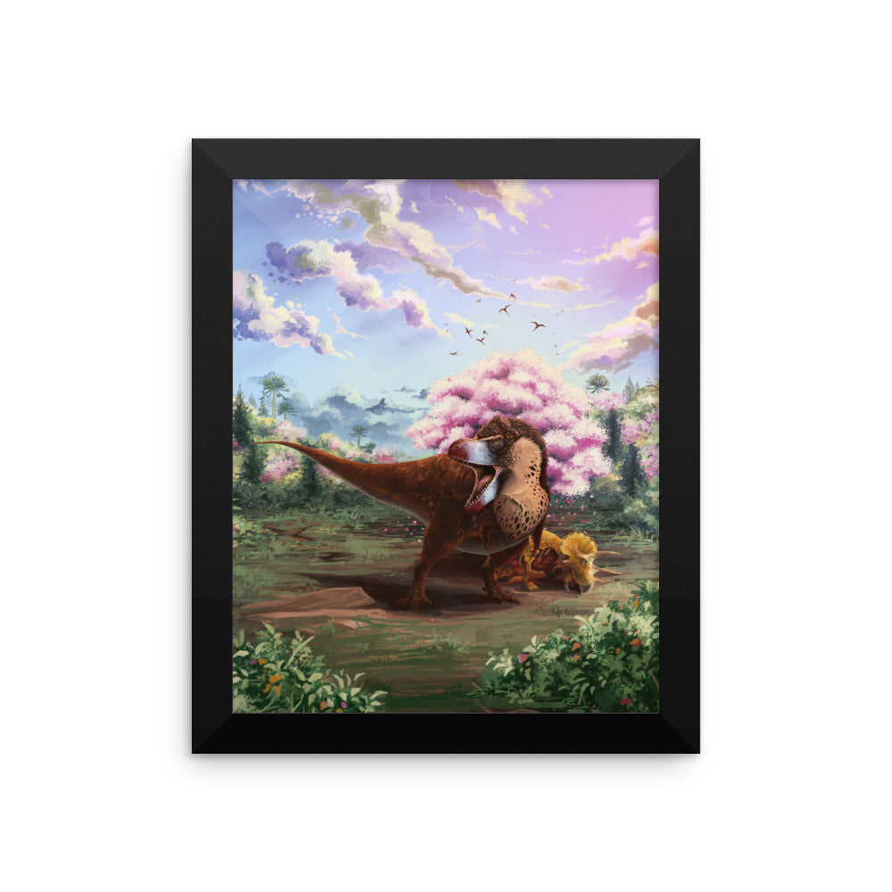 Tyrannosaurus framed print