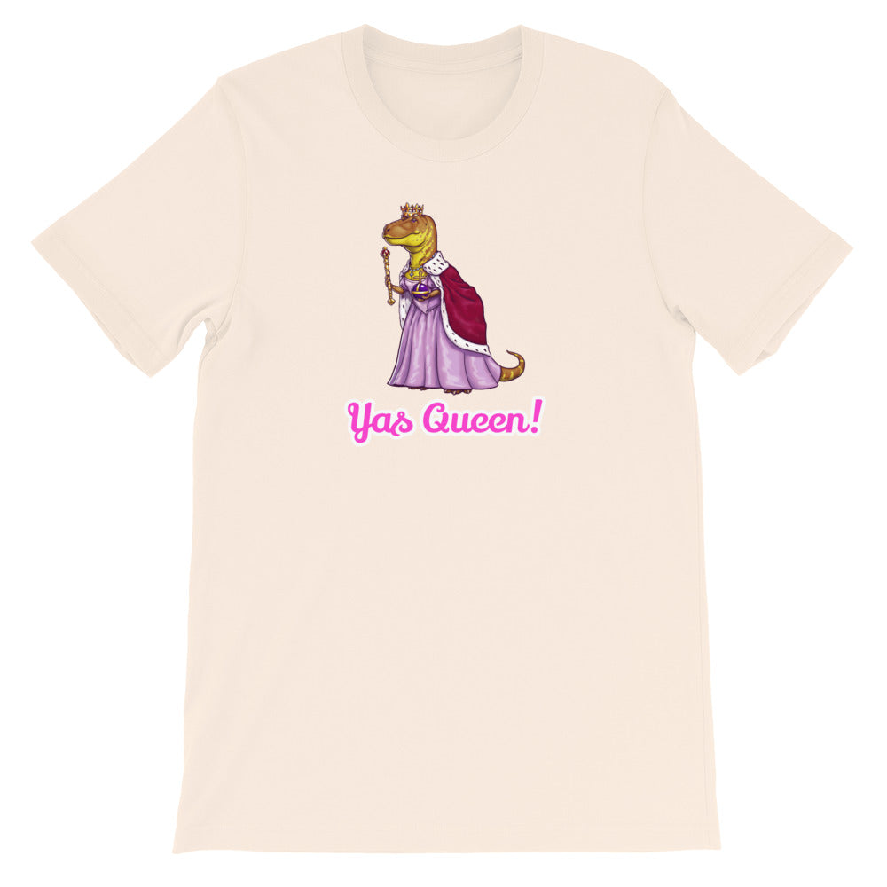 Yas Queen Tyrannosaurus unisex t-shirt