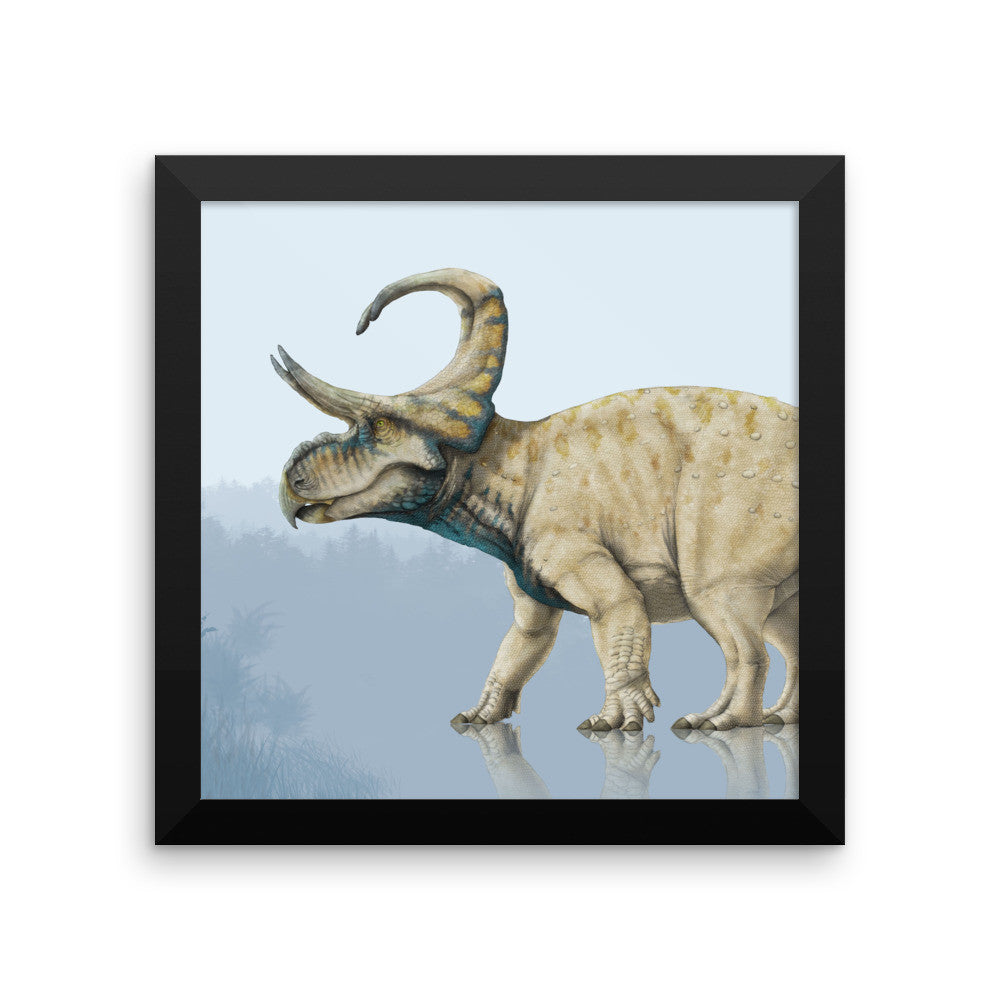 Machairoceratops framed print