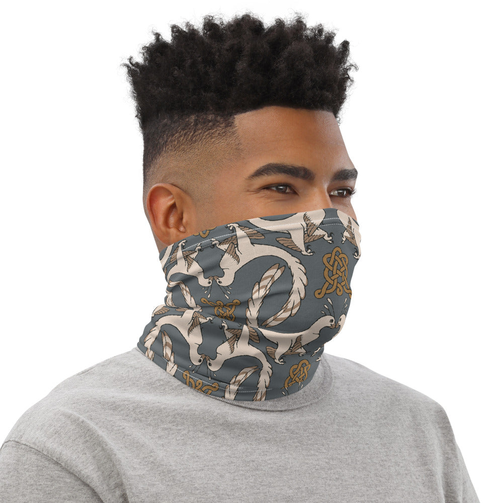 Fancy Raptors neck gaiter