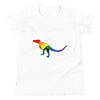 Y'all Means All dinosaur pride unisex youth t-shirt
