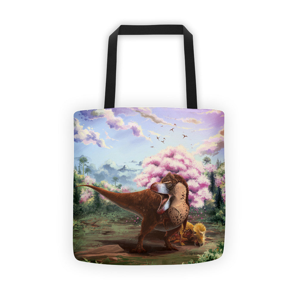 Tyrannosaurus tote bag