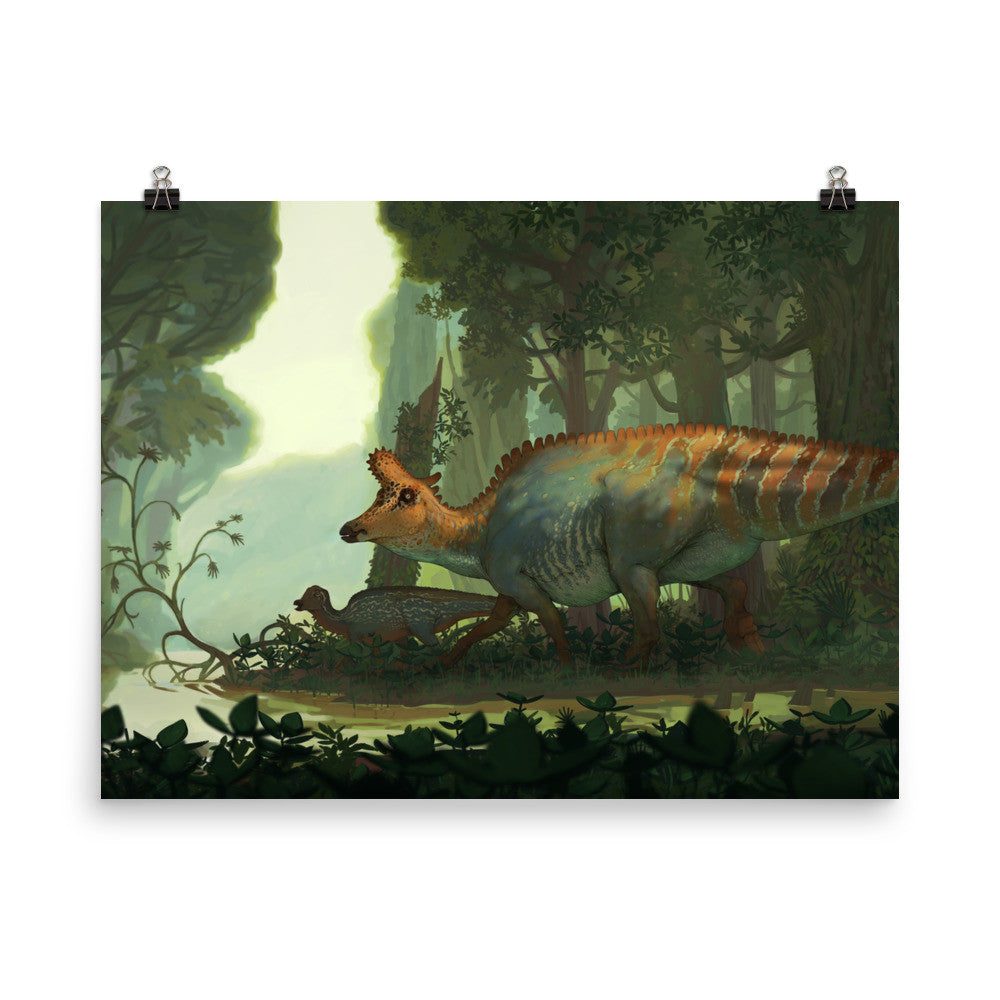 Lambeosaurus poster