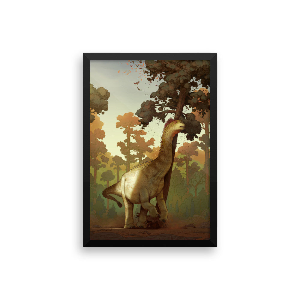 Camarasaurus framed print