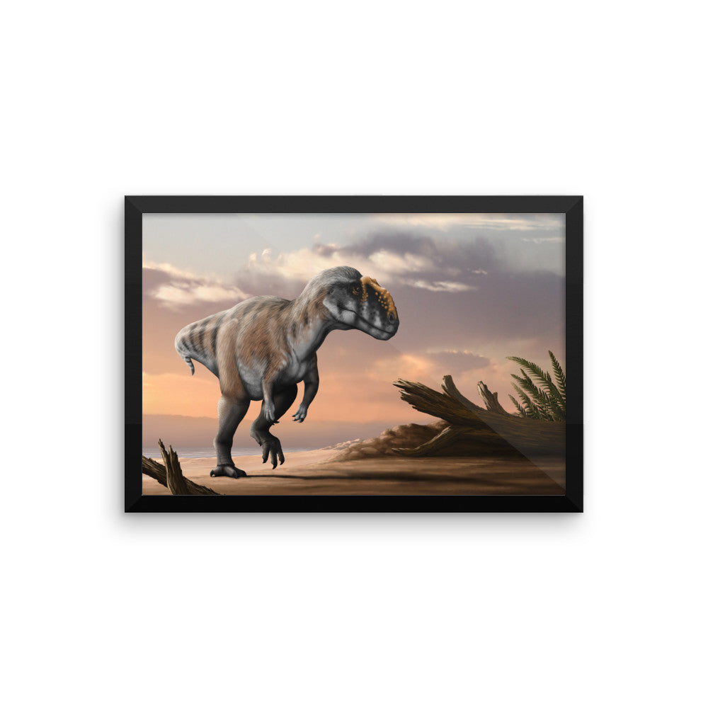 Metriacanthosaurus framed print