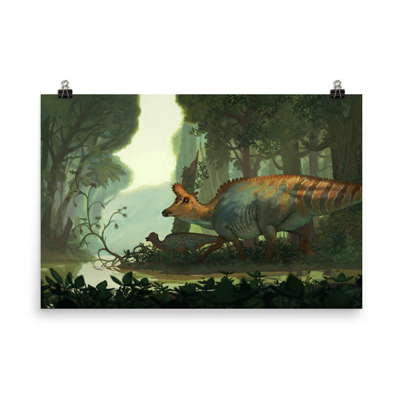 Lambeosaurus poster